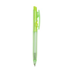 Caneta plástica fluorescente