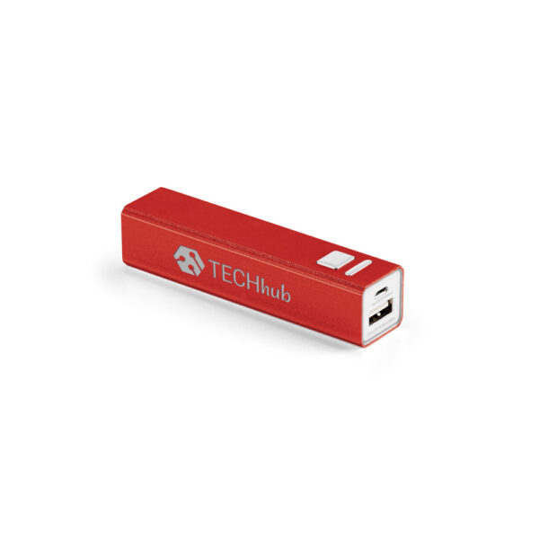 Bateria portátil em alumínio 2'200 mAh
