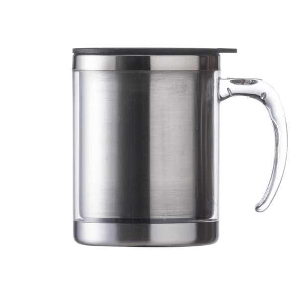 Caneca acrílica 400 ml com tampa