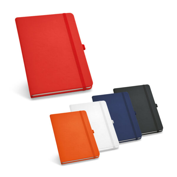 Caderno B6 em c.sintético com folhas lisas