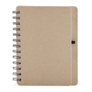 Caderneta kraft b6 com porta caneta