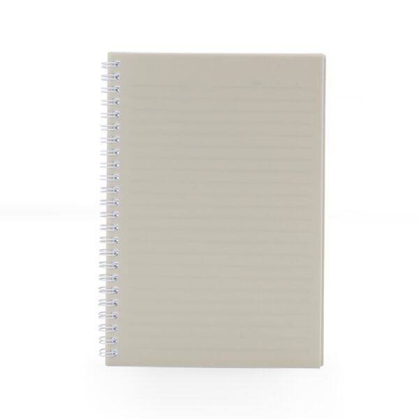 Caderno a5 plástico