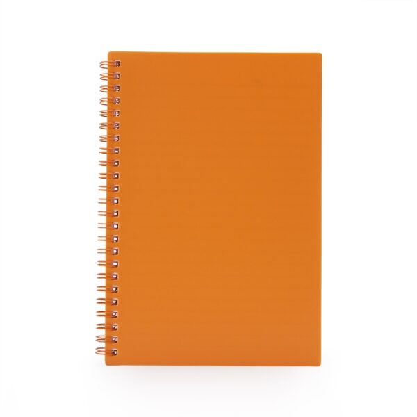 Caderno a5 plástico