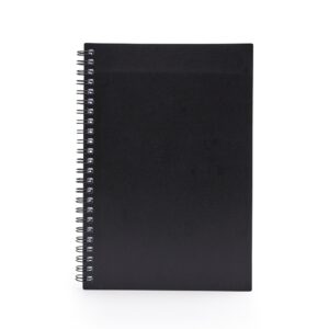 Caderno a5 plástico