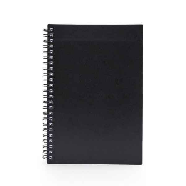 Caderno a5 plástico