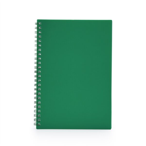 Caderno a5 plástico