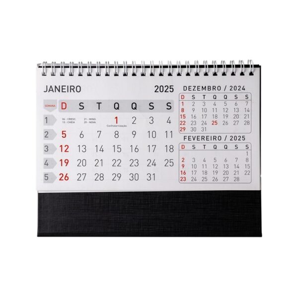 Calendário de mesa 2025