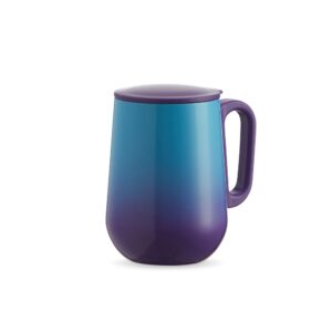 Caneca bicolor parede dupla 250ml