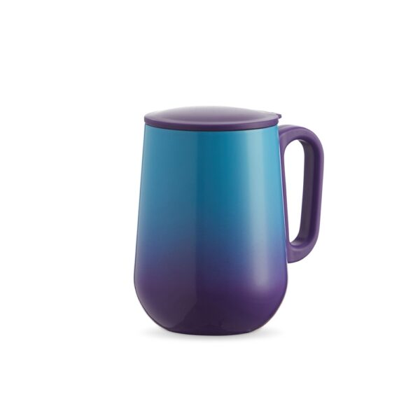 Caneca bicolor parede dupla 250ml
