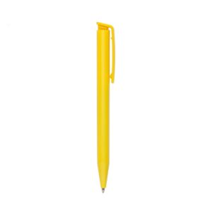 Caneta plástica leitosa