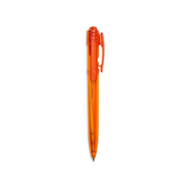 Caneta plastica translucida