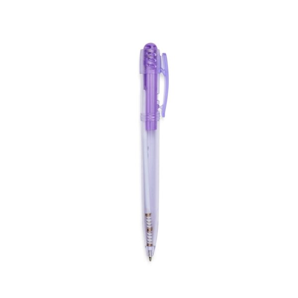 Caneta plastica translucida