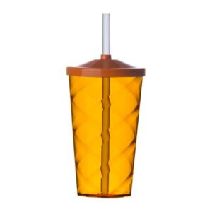 Copo ps 550 ml c/ tampa e canudo