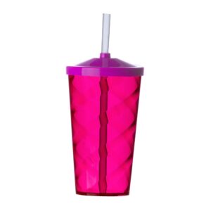 Copo ps 550 ml c/ tampa e canudo