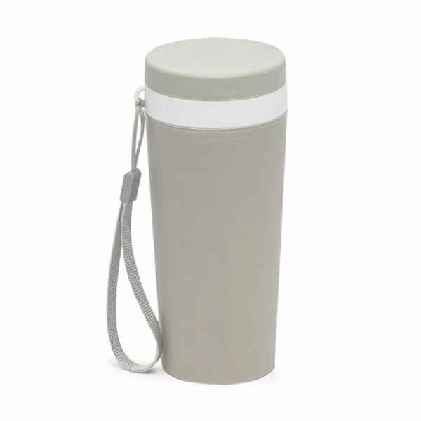 Copo fibra de bambu 350ml parede dupla