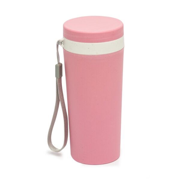Copo fibra de bambu 350ml parede dupla