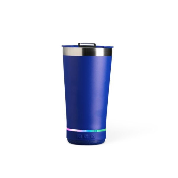 Copo térmico 400ml com caixa de som
