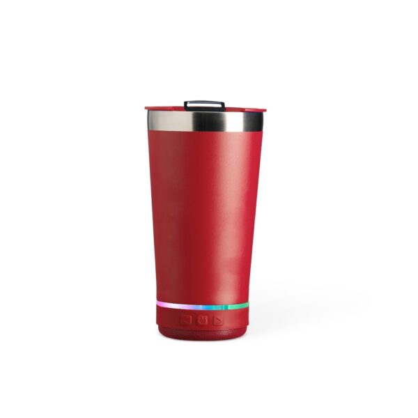Copo térmico 400ml com caixa de som