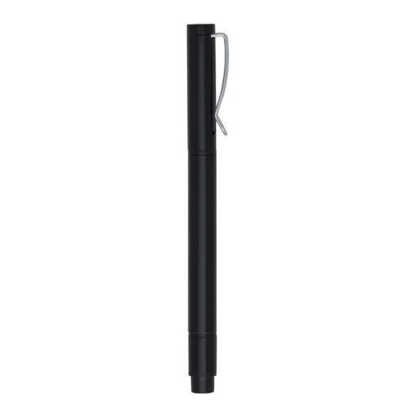 Caneta metal c/ marca texto