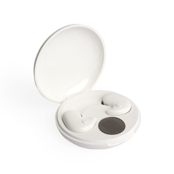 Fone de ouvido bluetooth com case carregador