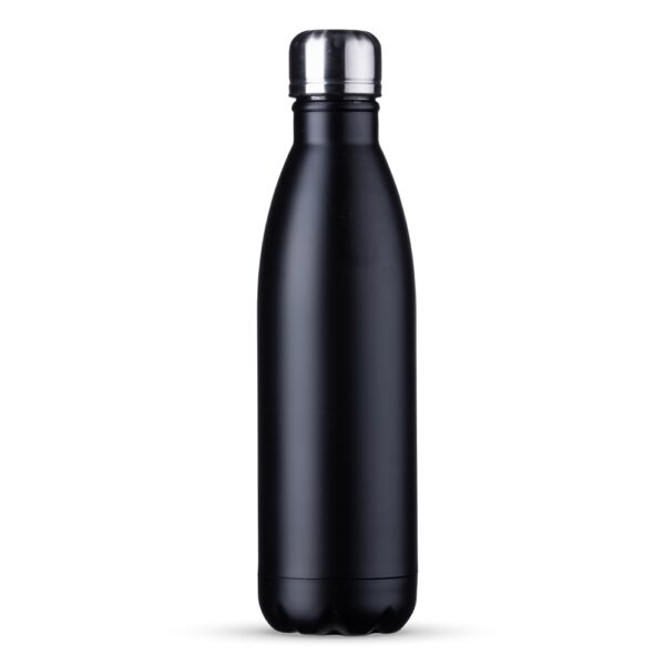 Garrafa 750ml inox tampa prata