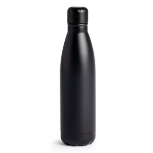Garrafa 750ml inox tampa preta
