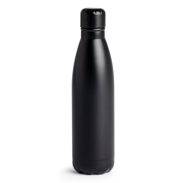 Garrafa 750ml inox tampa preta
