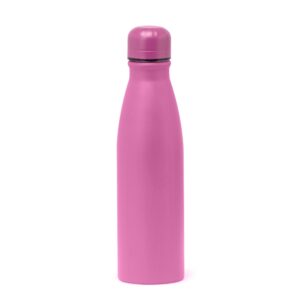 Garrafa lisa fosca aluminio 600ml