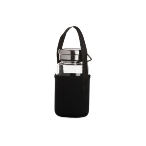 Garrafa 650ml em vidro borossilicato c/ infusor