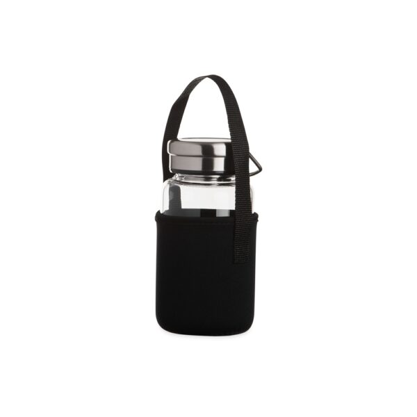Garrafa 650ml em vidro borossilicato c/ infusor