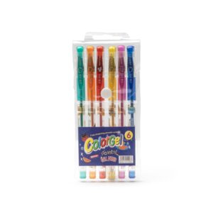 Kit canetinhas gel coloridas c/ 6