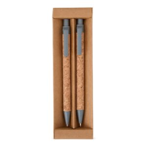 Kit ecológico caneta e lapiseira cortiça