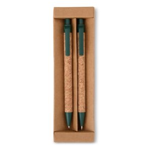 Kit ecológico caneta e lapiseira cortiça