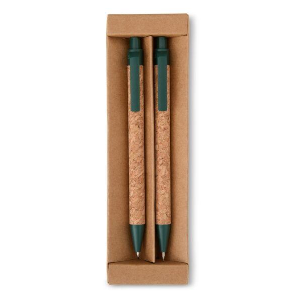 Kit ecológico caneta e lapiseira cortiça