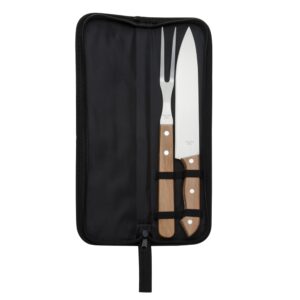 Kit churrasco no estojo c/ 2 pçs