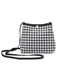 Mini bolsa transversal em algodão
