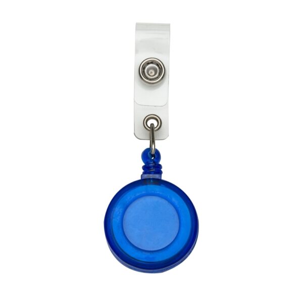 Porta cracha azul transparente