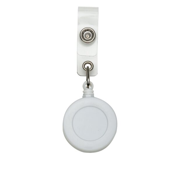 Porta cracha branco transparente