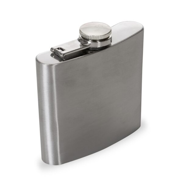 Porta whisky inox 6 oz