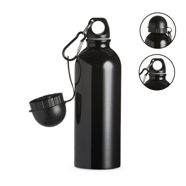 Squeeze inox 500ml c/ bico e mosquetão