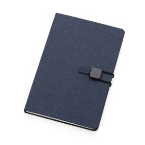 Caderno de anotações com elástico