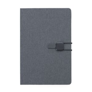 Caderno de anotações com elástico