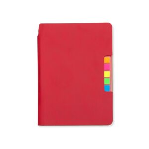 Caderno c/ autoadesivo