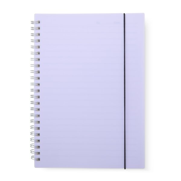 Caderno a5 plástico