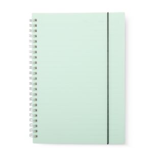 Caderno a5 plástico