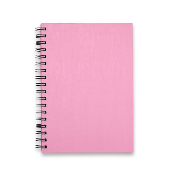 Caderno capa linho