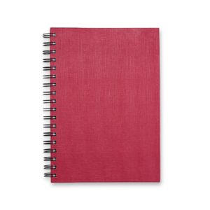 Caderno capa linho