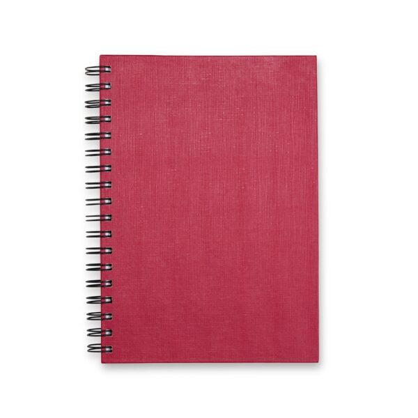 Caderno capa linho