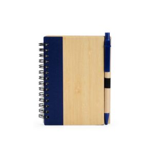 Caderno ecológico com caneta