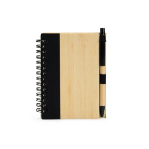 Caderno ecológico com caneta